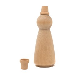 The flower pot is too small but that said - #21A wood lady peg with #3091C flower pot.
